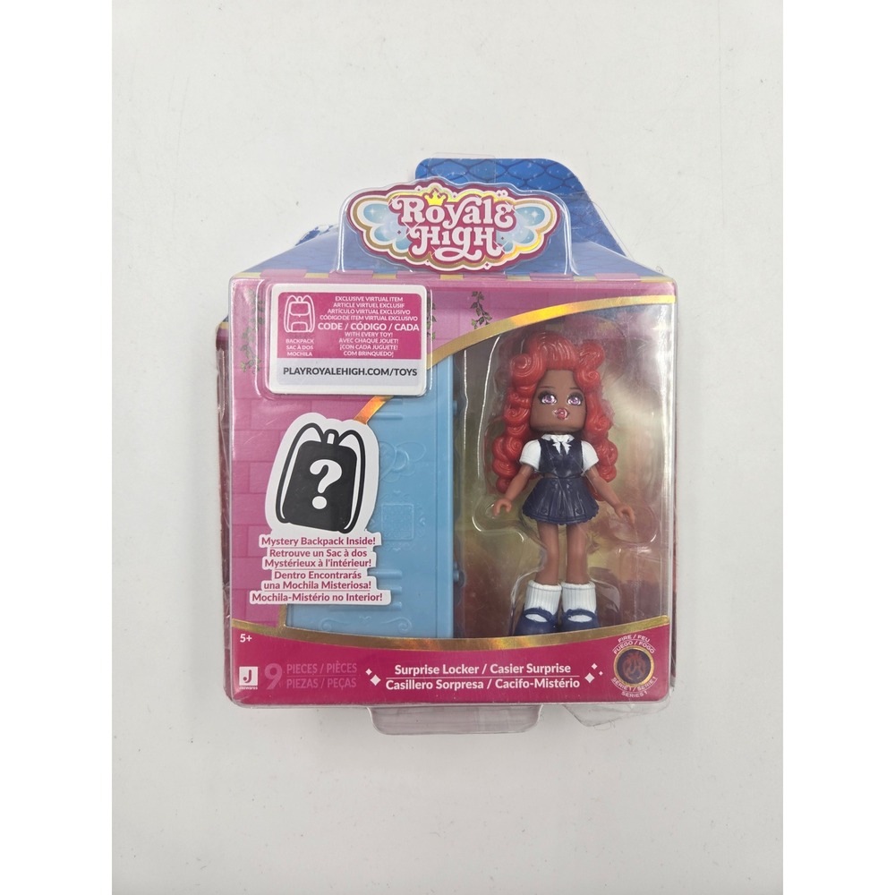 Royale High Surprise Locker Series 1 Fire Fairy Doll Jazwares with Item Code